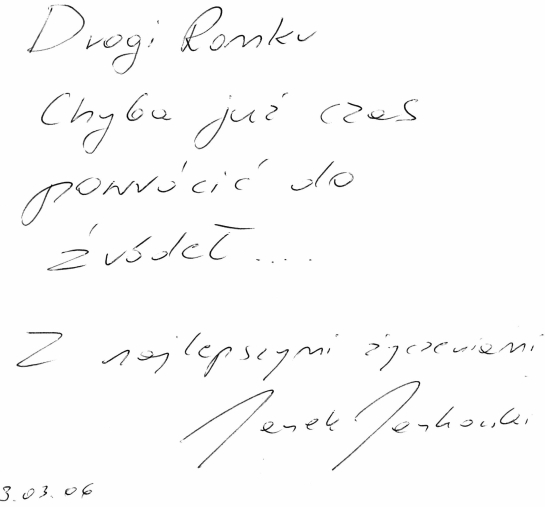 Życzenia od Jankowskiego Życzenia od Jankowskiego