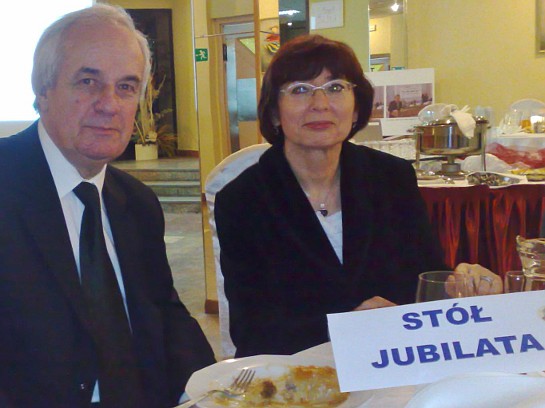 Jubilat z żoną Jubilat z żoną
