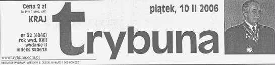 Tytuł z Trybuny Tytuł z Trybuny