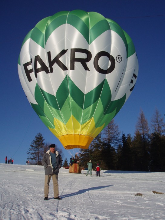 Balon z Nowickim Balon z Nowickim
