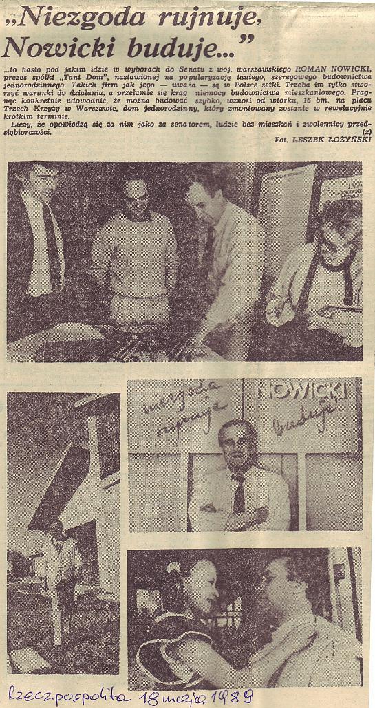 Nowicki buduje