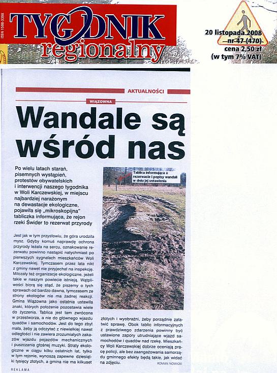 Artyku� z Trybuny- Wandale