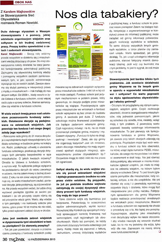 Artyk� Nos dla tabakiery?