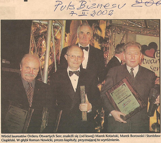 Art. Puls Biznesu Ordery Otwartych Serc zd�cie