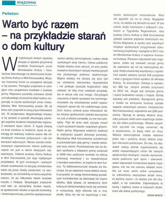 Artyku� Warto by� razem