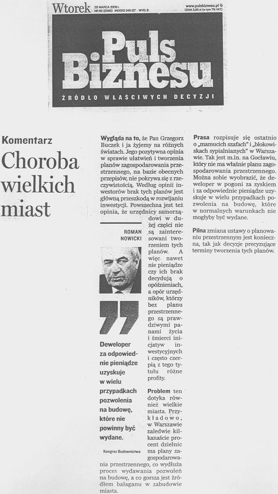 Artyku� z Pulsu Biznesu z 29.03