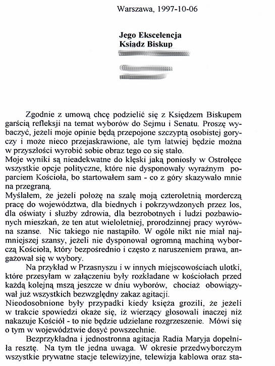List do Biskupa 1