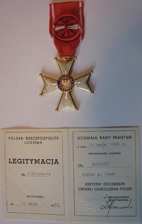 Krzyż oficerski Krzyż oficerski