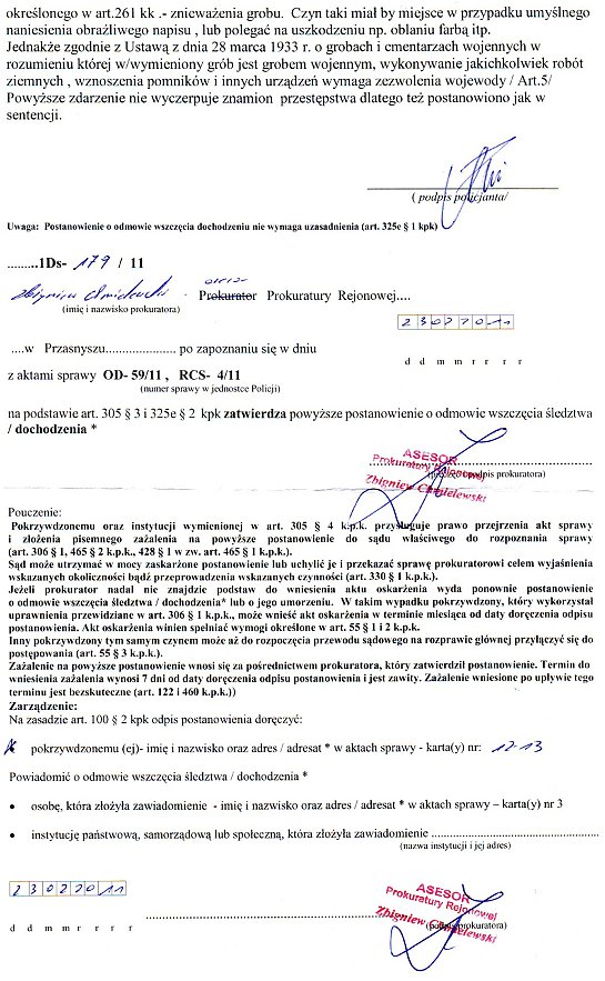 Prokurator o grobie 2 Prokurator o grobie 2