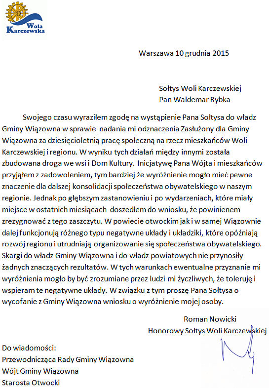 Rezygnacja Rezygnacja